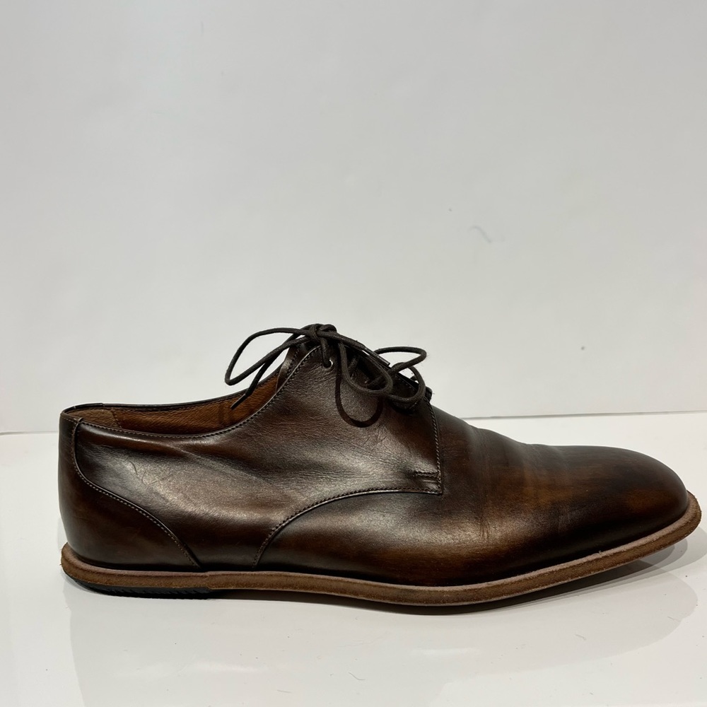 Dries Van Noten Brown Leather Oxfords - Picture 4 of 6